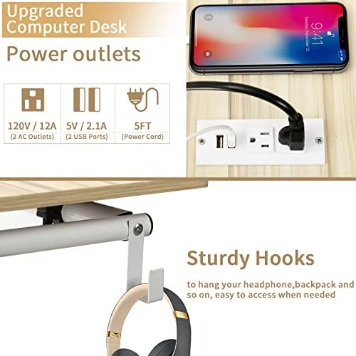 Siducal Mobile Stand Up Desk, прилагодлива лаптоп биро со тркала, работна станица за домашни канцеларии со USB порти и продажни места, количка за лаптоп за тркалање за стоење или ?