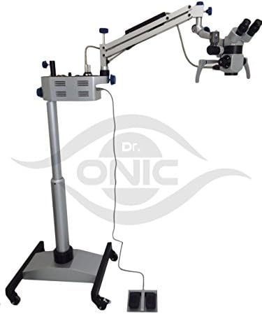 Неврохирургија Оперативен микроскоп 3 Чекор, Тип на подот, 0-180 ° Инклон на двогледи, LED екран, HD камера, сплитер на зрак д-р.