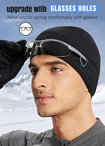 Зимски капи на Балаф Термички череп капа за мажи жени затоплувачи на уши ладно временски менувач шлемот за велосипедизам трчање ски