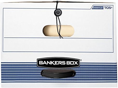 Банкарс кутија 00705 кутии за складирање на датотеки, легални, 15-инчни x24-инчи x10-инчи, 12/ct, бело