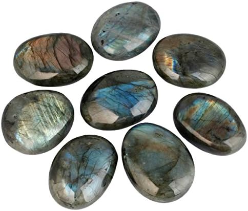 Mookaitedecor пакет - 2 артикли: природен лабрадорит џеб палм камен загрижени камења и и природен малахит суров камен кристален минерален примерок