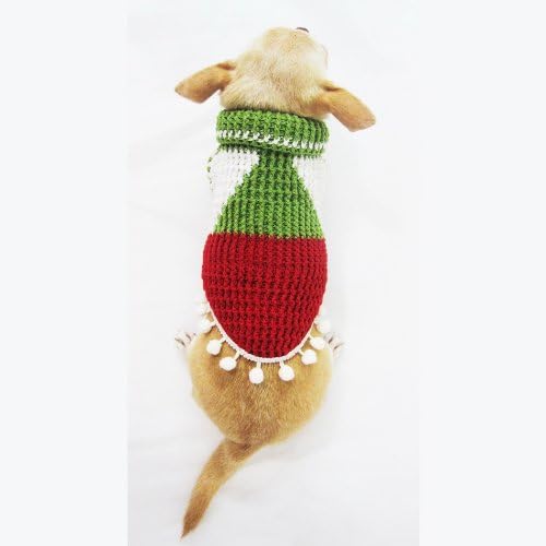 Сезона за одмор кучиња џемпер Божиќни миленичиња облека 7f Chihuahua, кученце, Yorkујорк