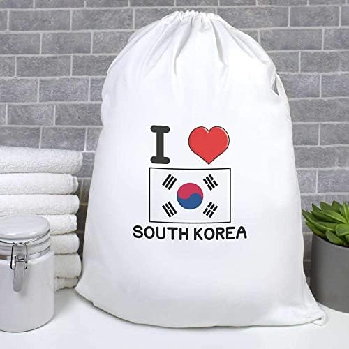 Азееда Ја Сакам Јужна Кореја Торба За Перење/Перење/Складирање