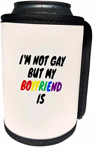 3дроза Слика на зборовите Јас Не сум геј но мојот дечко е - Може Кулер Шише Заврши