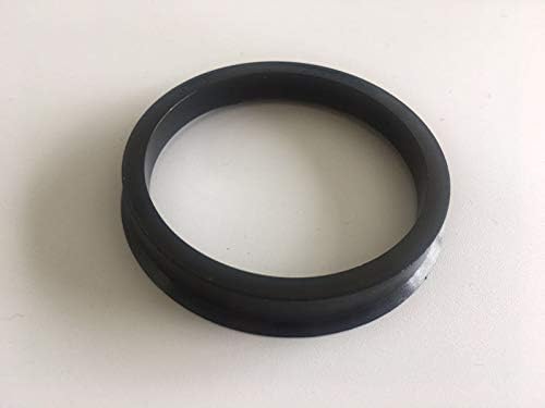 NB-Aero （пакет од 4） Поликарбон центар Центарски прстени 72,62mm OD на 54.1mm ID | Hubcentric Center Ring се вклопува во центарот на возилото