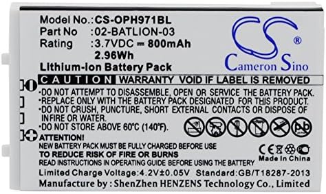 Батерија Tengsintay 3.7V 800MAH / 2.96WH за замена за Opticon OPL-7724, OPL-7734, OPL-9700, OPL-9712, OPL-9713, OPL-9723, OPL-9724, OPL-9725,