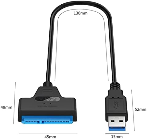IFQHDD Кабел Sata ДО USB Адаптер 6gbps За 2,5 Инчи Надворешен Ssd HDD Хард Диск 22 Pin Sata Iii Кабел USB 3.0 Порта Врска