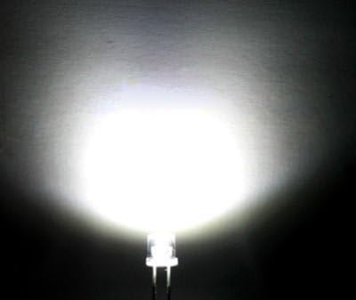 200pcs x супер светло бело 5мм рамен горе светло светло 5мм рамно бело LED