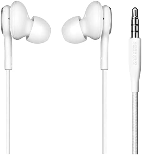 Samsung Akg Earbuds for Galaxy S23 Ultra - оригинални слушалки за уши во уво од типот C во уво со далечински и микрофон - вклучува кадифена торбичка - бела