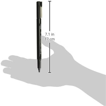 Маркер на калиграфија на Учида, средна точка, 3,5 мм, црна