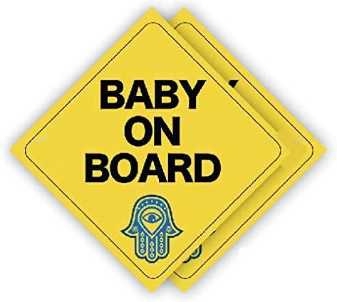 АВНИКА Влијание Бебе На Одборот Магнет За Автомобил-Рефлектирачки Бебе На Одборот Знак-Магнет Одбор За Безбедност На Бебето-Подобрена Видливост-Лесно Да Се Примен