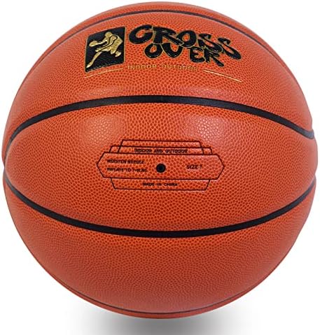 IOTBATE Кошаркарска стандардна големина 7 кошарка висока густина ПУ кожа игра кошарка затворен и кошарка на отворено без воздушна