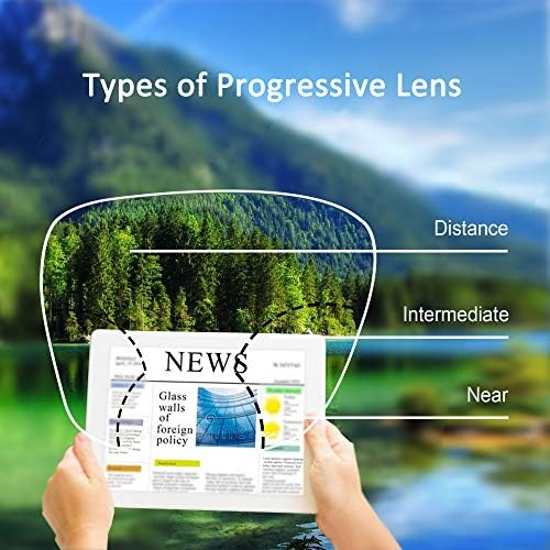 Прогресивни Мултифокални Презбиопични Очила Со Проѕирни Леќи, Очила За Блокирање На Сина Светлина За Жени И Мажи, Против Отсјај, Го Намалуваат Напрегањето На Очите