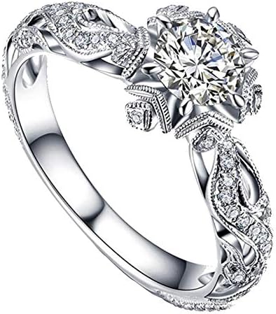 2023 Нови накит прстени шупливи прстени за ангажмани жени додатоци за свадбени додатоци ланец прсти
