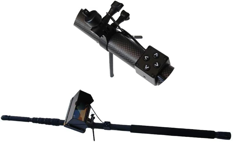 Супер долг 8,5 метри Телескопски пол 360 ° Преглед Монитор за камера 2 пат разговор експлозивен осомничен пронаоѓач пожар земјотрес