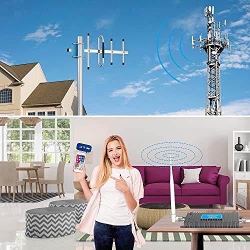 Домашен мобилен телефон сигнал засилувач АТВЕРИЗОН 5G 4G LTE Band 13/12/17 Booster Сигнал за сигнал, засилувач на ќелии опфаќа до 4.000