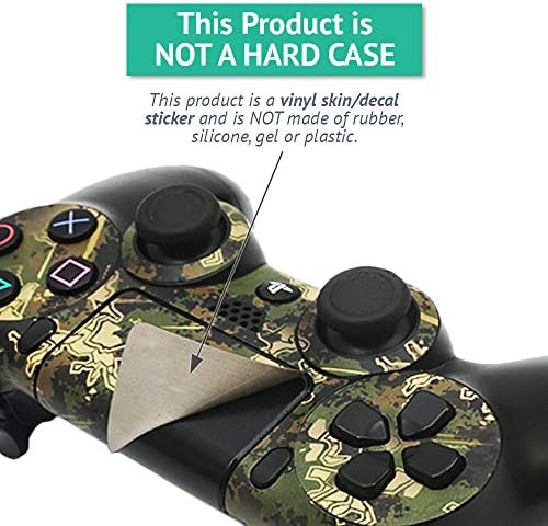 Moidyskins кожата компатибилна со Sony PlayStation DualShock PS4 Контролер кутија за обвивка на налепници на налепници испукани