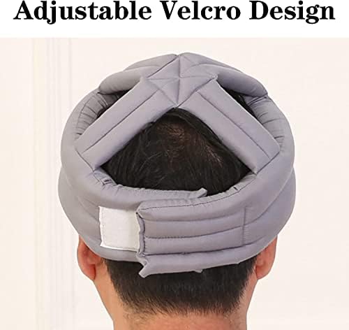 Заштитна шлем за стари лица, прилагодлив заштитник за заштита на главата, капа за заштита од капа, безбедност Повреда на главата во падови, за домашно градинарство ?
