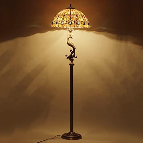 Ydjbj сите бакарни подни ламби лампи за лабави со висока вредност француска рустикална дневна соба троседот до ламбата за ламби на подот