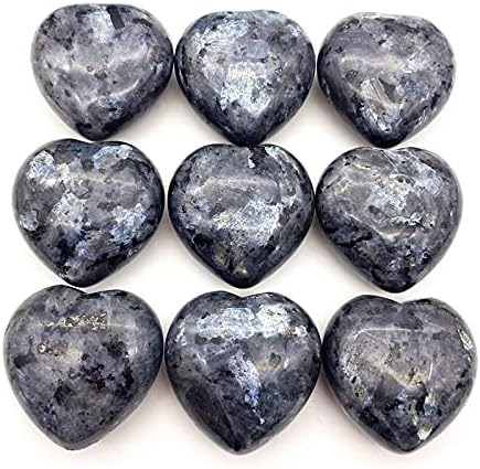 Ruitaiqin shitu 1pc природен лабрадорит срце во форма на срцев кварц кристален лековит примерок декор камења камен домашен декор ylsh118