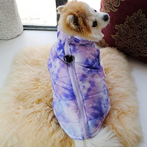 Облека за миленичиња Ббеарт, зимско палто за кучиња со патент поводник кука кученца елек јакна топол костум за мало средно куче