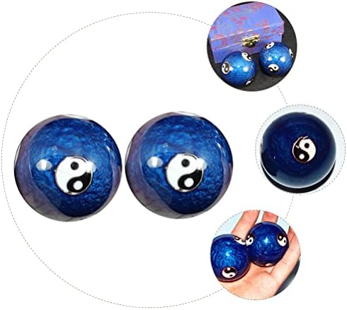 Исцелување 1Set Декоративен тренинг топки рачни тркалачки топки кинески топки за раце со ракави топки