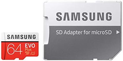Samsung EVO Плус 64GB microSDXC UHS-I U3 100mb / S Целосна HD &засилувач; 4k UHD Мемориска Картичка Со Адаптер