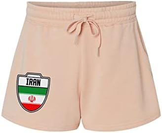 HAASE Неограничен Иран Крест - Ирански Национален фудбалски куп унисекс џогерски панталони и шорцеви од пот - Активна облека од