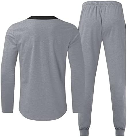 Машки обични тренерки поставуваат џогирање со долги ракави, поставува пулвер качулка и џемпери 2 парчиња облека 40