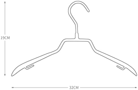 Ганфанрен бела ПВЦ обложена закачалка за закачалка за метави за анти-печатење
