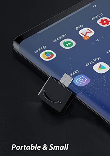 USB C женски до USB машки адаптер компатибилен со вашиот Samsung Galaxy Tab S7 Plus за OTG со полнач за тип-C. Користете со уреди за експанзија