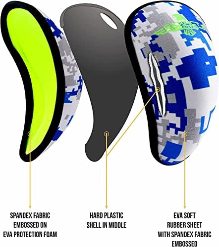 Exxact Спортски младински компресиски шорцеви со мек атлетски куп - Момци за компресија шорцеви за бејзбол, фудбал, лакроза