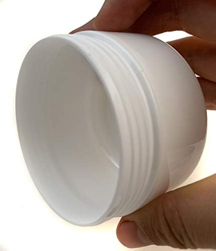 Ерикотририја бела пластична тегла со купола капаче 8 мл Пополнување козметички тегли празни крем за лице крем за усни за усни лосион за