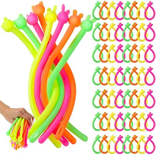 100 парчиња Велигденски стрес играчки најголемиот дел од строгите жици фигури играчки шарени сензорни играчки фидгет пакет велигденски