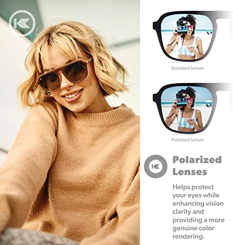 Нокартурен пацифички палисадес поларизирани очила за сонце за мажи и жени, целосна заштита од UV400