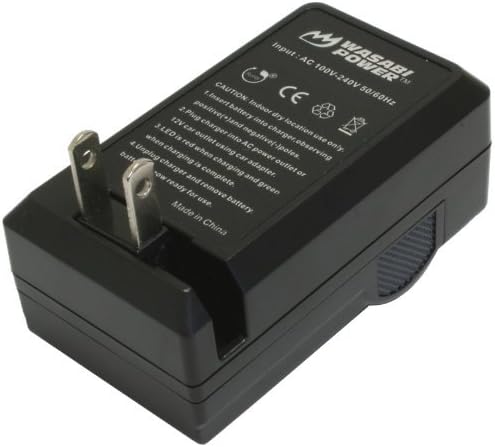 Батерија и полнач за напојување Wasabi за Panasonic DMW-BCJ13, DMW-BCJ13E, DMW-BCJ13PP и Panasonic Lumix DMC-LX5, DMC-LX7