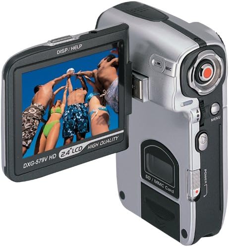 DXG USA DXG-U579VS 8.0 Megapixel 720p High-Definition Подводна дигитална видео камера со водоотпорен случај
