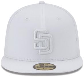 MLB San Diego Padres White & Grey 59fifty вграден капа