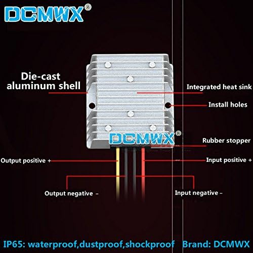 Регулирани конвертори на напон DCMWX® 12V24V до 19V Автоматско засилување на засилување на авторот за напојување на автомобили Влез DC9V-36V излез