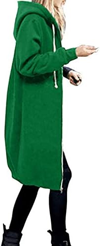 Пролетни поштенски најмеки јакни жени цврсти тенок канцелариски качулка со аспиратор дополнителен долг долг памук класик