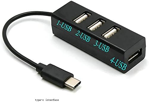 SJYDQ Type-C до 4-порта USB 3.0 HUB USB 3.1 адаптер Адаптер Адаптер за адаптер за полнач за полнач за автомобили