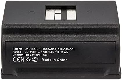 Синергија дигитален печатач батерија, компатибилна со печатачот InterMec 318-049-001, ултра висок капацитет, замена за интермец 1013AB01 батерија