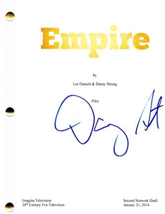 Дани Стронг потпишан автограм - Сценарио за целосна пилотска империја - Тараџи П Хенсон, Дани Стронг, ussуси Смолет, Брејреј и Греј, Теренс