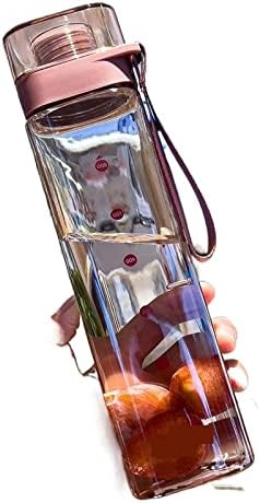 Вода чаша MKDSU Нов летен стил на експлозија со висока вредност со висока вредност Мала квадратна транспарентна пластична чаша
