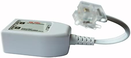 Tosytech In-line DSL Splitter филтер за отстранување на бучава и други проблеми од телефонските линии поврзани со DSL 2PACK