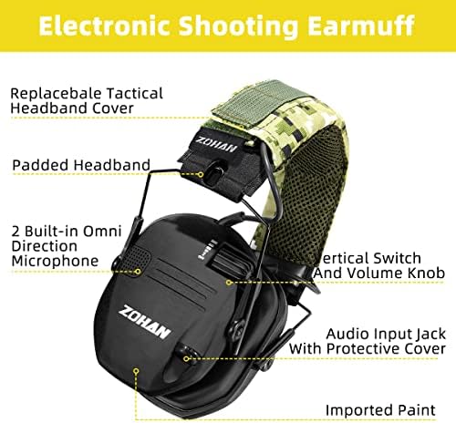Зохан ЕМ056+ЕМ025 Електронска заштита за уво за снимање Ермеф, Електронска заштита на уво за заштита на слухот, заштита на слухот, заштита на слухот