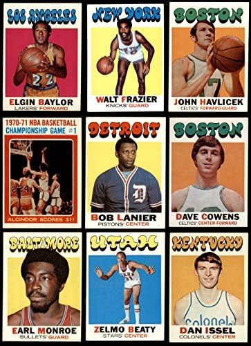 1971-72 Комплетна кошарка Топс Комплетен сет VG/EX
