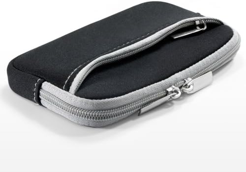Case Boxwave Case за Samsung Galaxy A10E - мекото количество со џеб, мека торбичка неопрена покривка на ракав патент џеб за Samsung