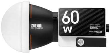 Zhiyun MOLUS G60 60W Џеб Кочан Светлина 2700k-6500K BI-БОЈА Led Светло, Поддршка Bluetooth Стан Контрола За Живо Поток Со Мини Светлина Купола