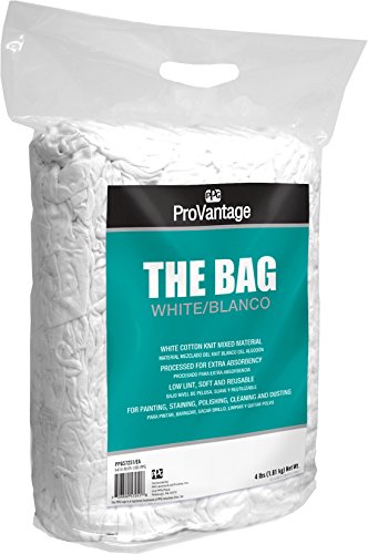 PPG Проверка торба за партали за сликање, боење, полирање, чистење и прашина, бело, 4 lb